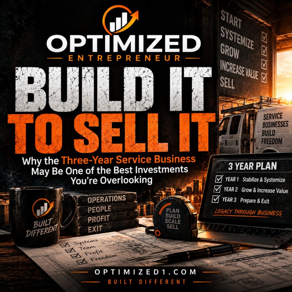 Build It to Sell It: The Three-Year Service Business, Optimized Entrepreneur episode art